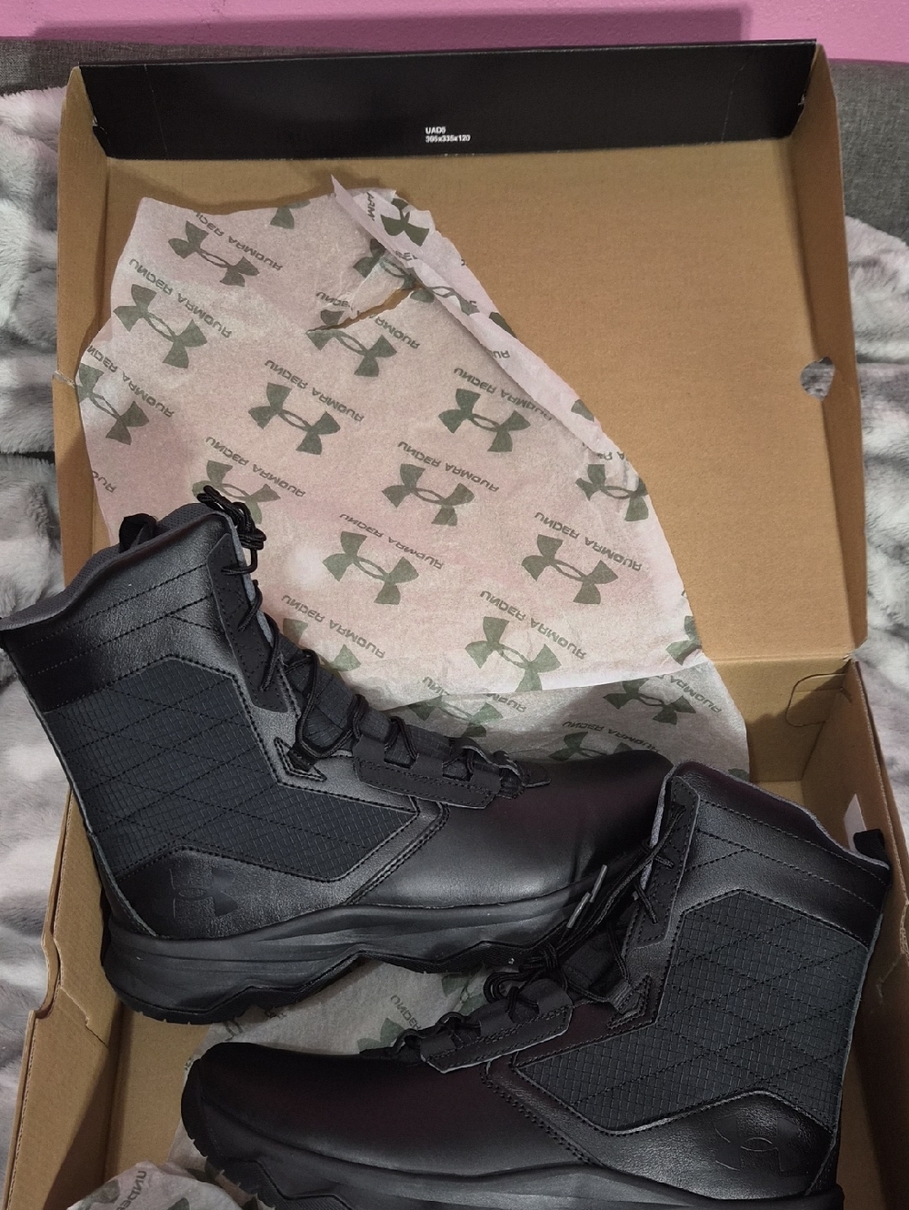 Men's Under Armour Black Stellar G2 High-Top Tactical Boots Sz 12